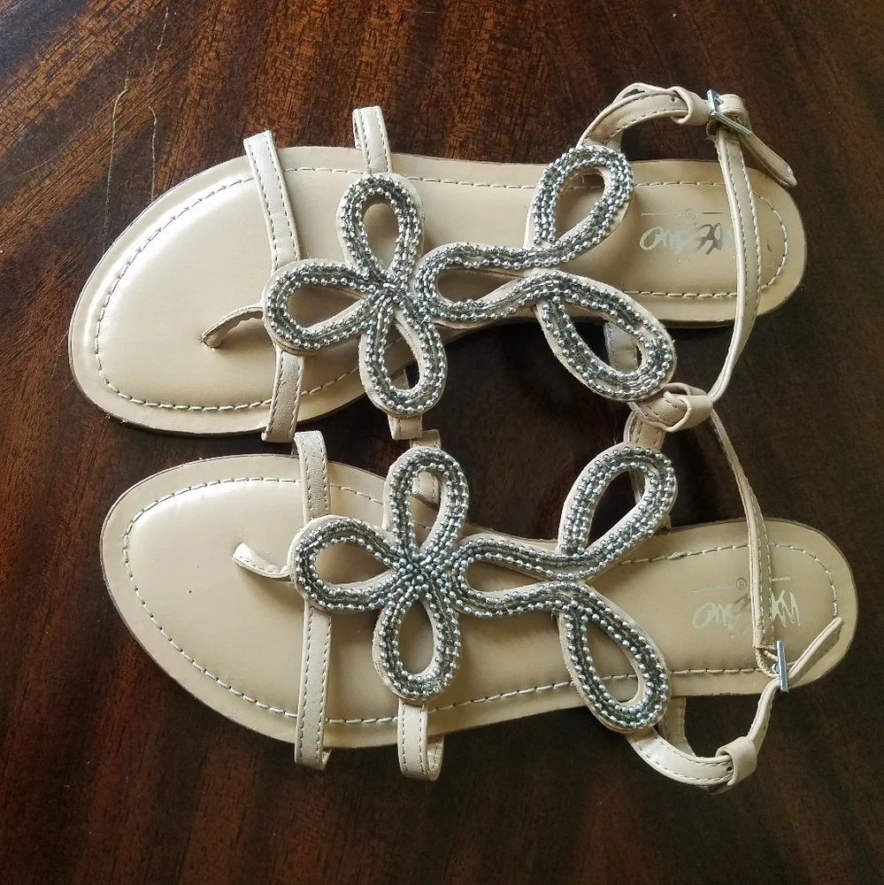 Mossimo Rhinestone flat sandals‎